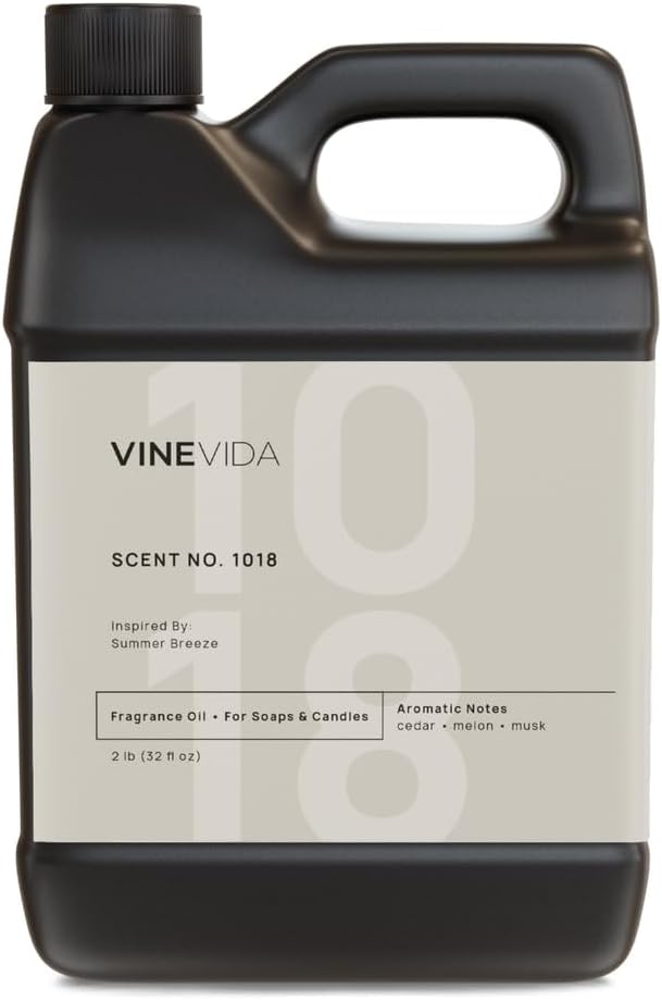 [32oz] Scent No.1018 Fragrance Oil for Candle Making and Soap Making - Premium Candle Scents for Soy Candles