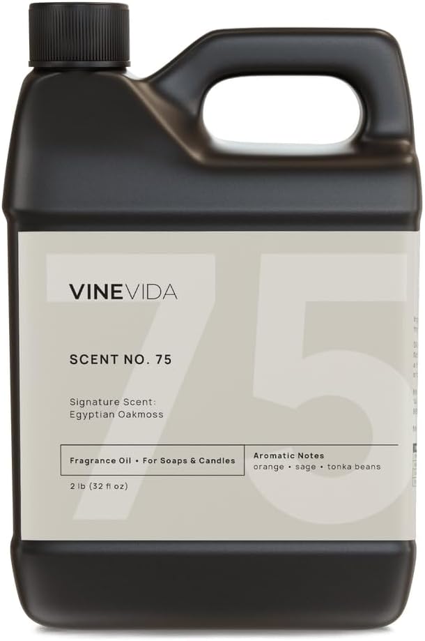[32oz] Scent No.75 Fragrance Oil for Candle Making and Soap Making - Premium Candle Scents for Soy Candles