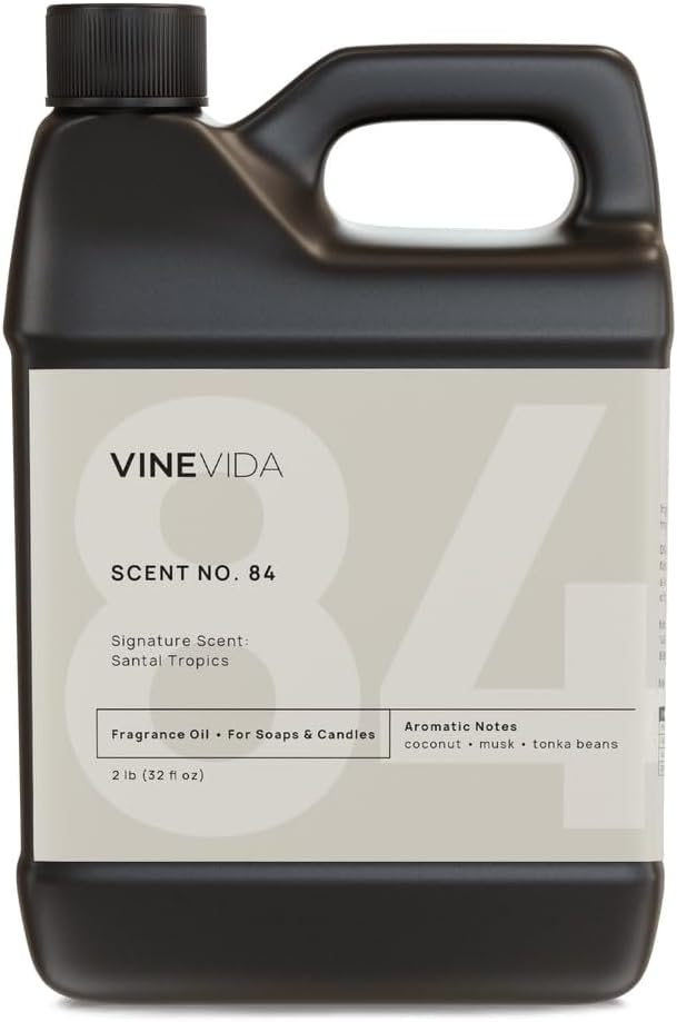 [32oz] Scent No.84 Fragrance Oil for Candle Making and Soap Making - Premium Candle Scents for Soy Candles