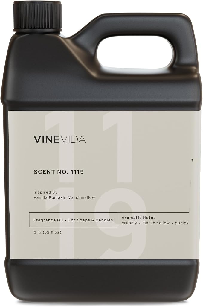 [32oz] Vanilla Pumpkin Marshmallow Fragrance Oil - Fall Scents for Candle Making, product image