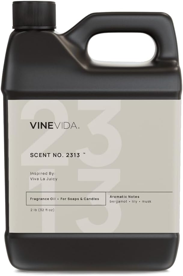 [32oz] Viva La Juicy Fragrance Oil for Candle Making - Natural Candle Oil Scents - Soap Making Essential Oil - Made in USA