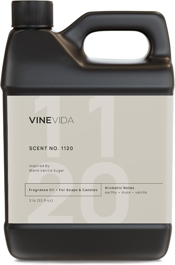 [32oz] Warm Vanilla Sugar Fragrance Oil for Candle Making and Soap Making - Premium Candle Scents for Soy Candles, product