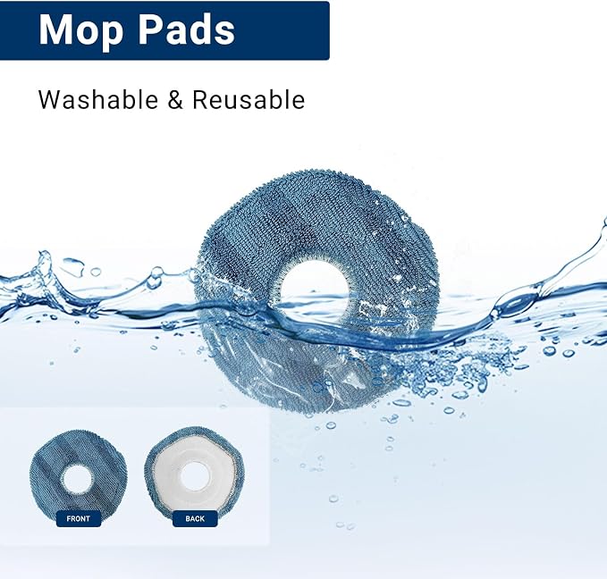 33-Pack Big Accessories Kit For Omni C20, Replacement Parts include 2 Main Brush, 8 Side Brushes, 8 Dust Bags, 8 Mop