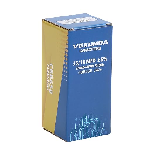 35/10 uF 35+10 MFD 370VAC or 440VAC Dual Run Start Round A/C Capacitor CBB65 CBB65B Air Conditioner Capacitors, alternate
