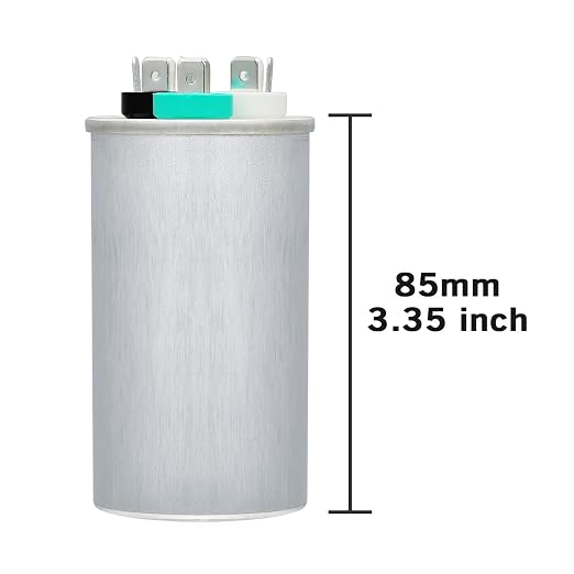 35/3 uF 35+3 MFD 370VAC or 440VAC Dual Run Start Round A/C Capacitor CBB65B 35 3 uF Air Conditioner Capacitors for AC Unit