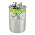 35/7.5 uF 35+7.5 MFD 370V or 440V CBB65 Dual Run Start Round Capacitor 35 7.5 uF MFD 370 440 Volt VAC for
