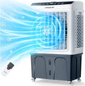 35" Evaporative Air Cooler, 2800CFM Swamp Cooler, 120°Oscillation Air Cooler with Remote Control, 24H Timer, 3 Modes & Wind