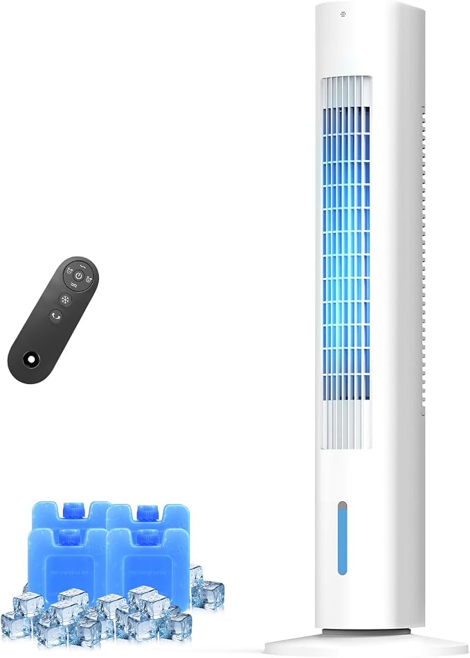 35 INCH Evaporative Air Cooler, 3-IN-1 Quiet Portable Air Conditioners Windowless with 3 Speed, product image