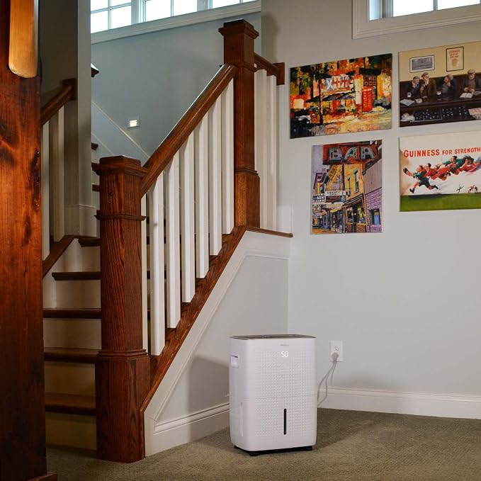 35 Pint Dehumidifier, Energy Star Rated 2,500 Sq Ft, with Mirage Display and Tri-Pat Safety Technology, alternate product