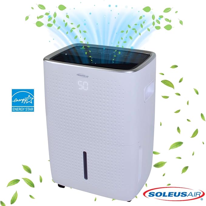 35 Pint Dehumidifier, Energy Star Rated 2,500 Sq Ft, with Mirage Display and Tri-Pat Safety Technology, alternate product