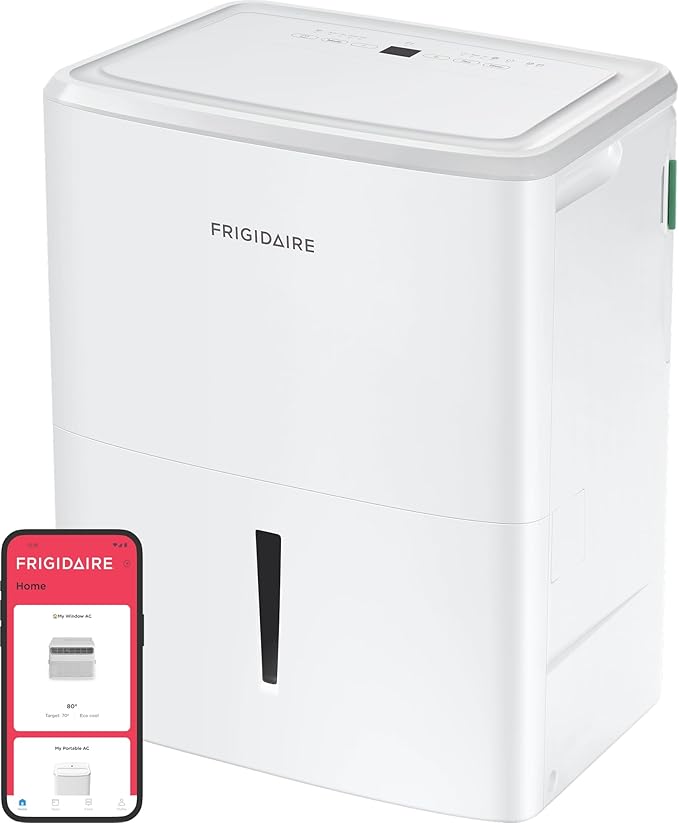 35-Pint Portable Dehumidifier with Wi-Fi and Energy Star Certification for Small/Medium/Large Rooms & Basements, product