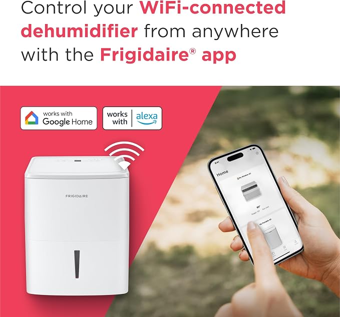 35-Pint Portable Dehumidifier with Wi-Fi and Energy Star Certification for Small/Medium/Large Rooms & Basements, alternate