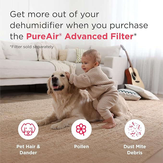 35-Pint Portable Dehumidifier with Wi-Fi and Energy Star Certification for Small/Medium/Large Rooms & Basements, alternate