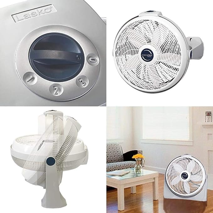 3520 Cyclone 20-Inch Pivoting Floor Fan, alternate product view 5