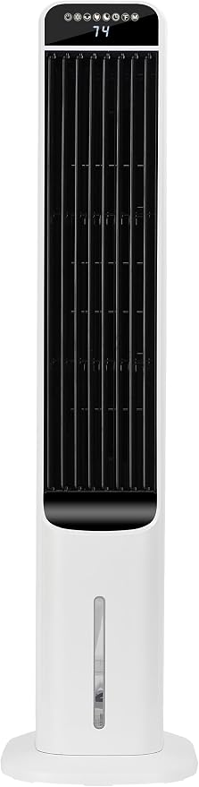 36" Portable Air Conditioner, 3-in-1 Swamp Cooler with 4 Modes, 3 Speeds, 80° Oscillation, 4 Ice Packs, 4L Removable Water
