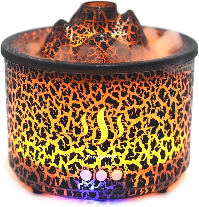 3in1 260ml Night Light, Essential Oil Diffuser for Bedroom, Office, Gym, Hotel Collection Diffuser, 3 Light Modes, 2/8H