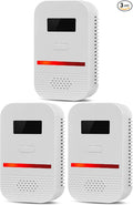 3PCS 2-in-1 Carbon Monoxide and Combustible Gas Detectors Combination, Plug in Co Leak Detector LNG LPG Monitor for Home