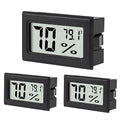 3Pcs Mini Digital Thermometer Hygrometer Electronic Temperature Humidity Gauge Meters Indoor LCD Display Fahrenheit for