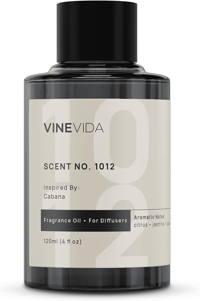 [4 Fl Oz] Luxury Hotel Scent Diffuser Oil - Scent No.1012 Inspired by Ritz Carlton Hotel, Fragrance for Cold Air Diffuser