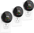 4-in-1 Carbon Monoxide & Gas Detector Plug in, Combination Natural Gas Leak & Carbon Monoxide Alarm, Dual Sensor