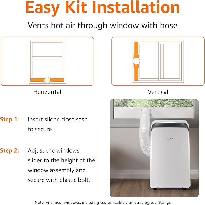 4-In-1 Portable Air Conditioner with Remote, Timer, Sleep Mode, Auto Swing, Cool/Heat/Dry/Fan-Only Functions, alternate