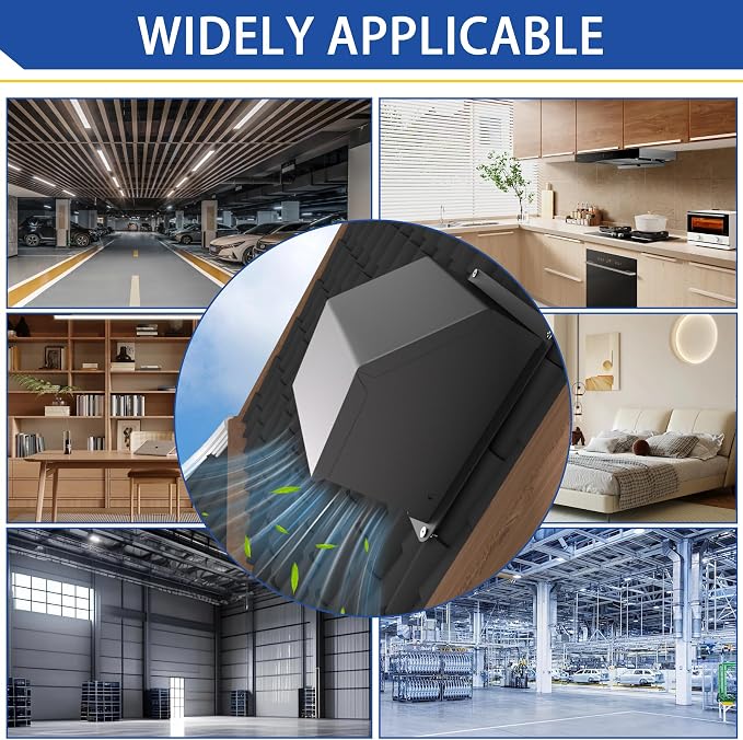 4 Inch Dryer Vent Cover Outside with Removable Mesh, Exterior Vent Cover External Cap with Rubber Cushioned Non-Return Flap
