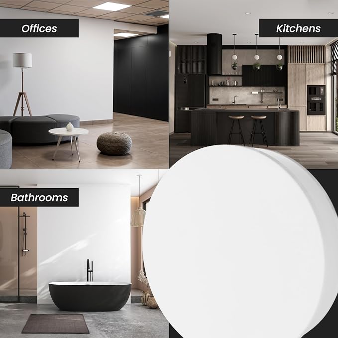 4" Inch Round Plastic Air Vent Diffuser – HVAC Duct Air Intake and Exhaust Circular Vent Cover - Adjustable Vent, alternate
