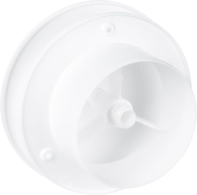 4" Inch Round Plastic Air Vent Diffuser – HVAC Duct Air Intake and Exhaust Circular Vent Cover - Adjustable Vent, alternate