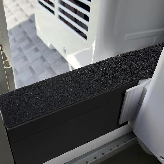 4 Pack Air Conditioner Foam Block, Window AC Side Foam Block Kit with Foam Strip and Tape, Insulated Foam Panel for U-Shaped