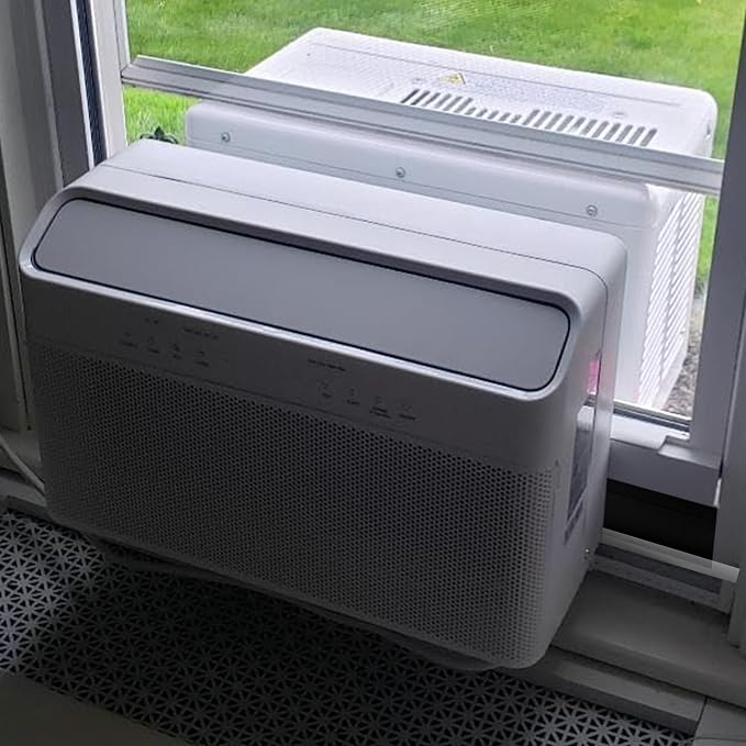 4 Pack Air Conditioner Foam Block, Window AC Side Foam Block Kit with Foam Strip and Tape, Insulated Foam Panel for U-Shaped
