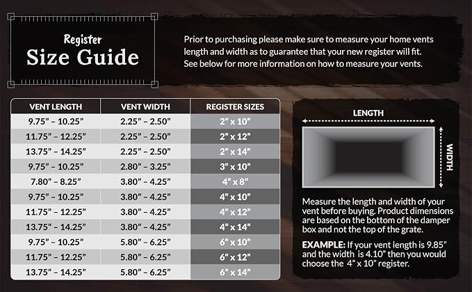 (4-Pack) AJH412-NKL Oriental Floor Register, 4x12 Inches, Brushed Nickel Finish, alternate product view 8