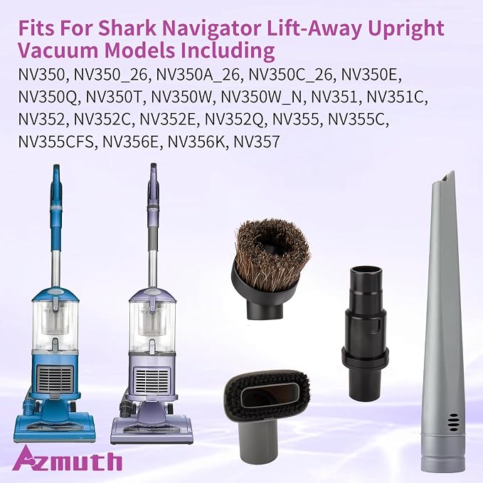 4 Pack for Shark Vacuum Brush Attachments Replacement Shark Navigator Lift Away Upright Vacuum Attachments NV350, NV352
