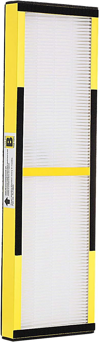4 Pack HEPA only, FLT4825 True HEPA Filter B Replacement, Compatible with Guardian Air Purifier AC4825 AC4300 AC4800 AC4900