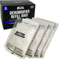 4 Pack Moisture Absorber Refill Bags, Unscented and Fragrance-Free Pellet Packs, Dehumidifier Refills for Buckets, product