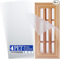 4 Pack PET Vent Covers with Nano Adhesive, 5.5" X 12" for Floor, Wall, Ceiling Vents and Air Registers, for RV