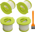 4 Pack Replacement Filter Compatible with ONE+ 18V Handheld Vacuum Models PCL700 PCL704 PCL705 Part # A32F05N A32HF00