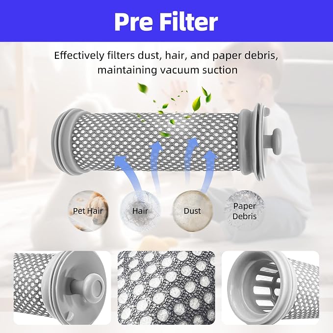 4-Pack Replacement Filter Compatible with A10 / A11 Hero Master Essential, A10-03, A11-07, PWRHERO 11, alternate view