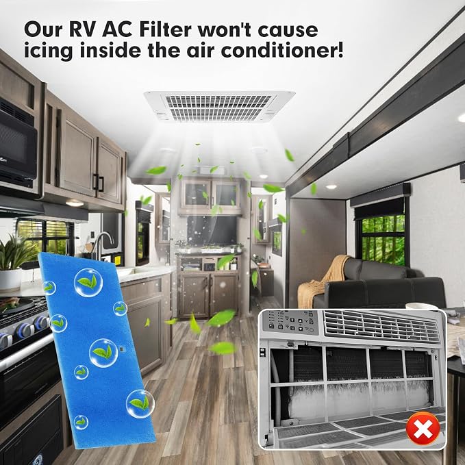 4-PACK Conditioner Filter Replacement Filters For MERV 6 AC Air Filter 6" x 14" 4 pieces, alternate product view 5