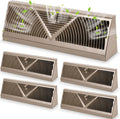 4 Pcs Baseboard Register Vent 18 Inch Duct Opening Size Baseboard Vent Covers Baseboard Diffuser Adjustable Corner Baseboard