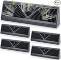 4 Pcs Baseboard Register Vent 24 Inch Duct Opening Size Baseboard Vent Covers Baseboard Diffuser Adjustable Corner Baseboard