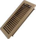 4" x 10" Floor Register - Heavy Duty Steel Walkable Floor Vents - Easy Adjust Air Supply Lever - Vent Covers for