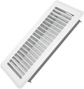 4" x 10" Floor Register - Heavy Duty Steel Walkable Floor Vents - Easy Adjust Air Supply Lever - Vent Covers for