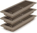 4" x 12" Floor Register 3 Pack, Heavy Duty Steel Walkable Floor Vents, Easy Adjust Air Vent Covers for Home