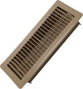4" x 12" Floor Register - Heavy Duty Steel Walkable Floor Vents - Easy Adjust Air Supply Lever - Vent Covers for