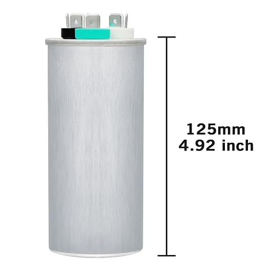 40/12.5 uF 40+12.5 MFD 370VAC or 440VAC Dual Run Start Round A/C Capacitor CBB65 Air Conditioner Capacitors for, alternate