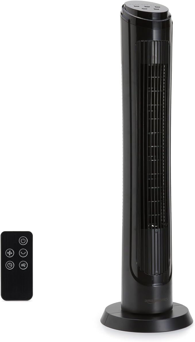 40" 70-Degree Oscillating Digital Tower Fan with Powerful Airflow for Bedroom, Living Room, Office, 4 Speeds, 3 Modes