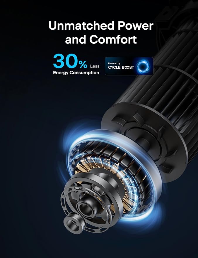 40 inch Bladeless Tower Fan for Bedroom, Standing Fan with Remote Control, 26ft/s, 90° Oscillation, 3 Speed Settings, 27 Db