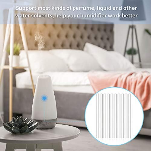 40 Pieces Humidifier Filter Cotton Refill Travel Mini Humidifier Filters Sticks Car Filters Replacement Parts for Portable