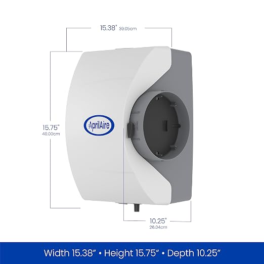 400 17-gal. Whole-House Evaporative Humidifier with Automatic Digital Control for up to 5,000 sq. ft., alternate product view