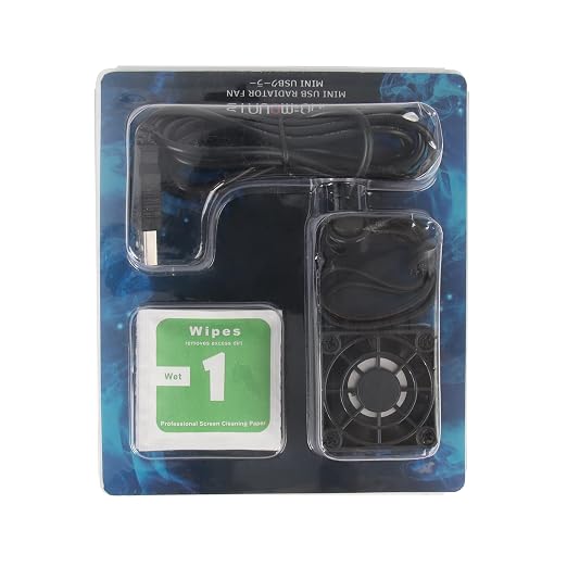 40mm Mini USB Radiator Desk Fan Silent and Efficient 4010 Fan with Included 5mm Aluminum Heat Sink and Thermal, alternate